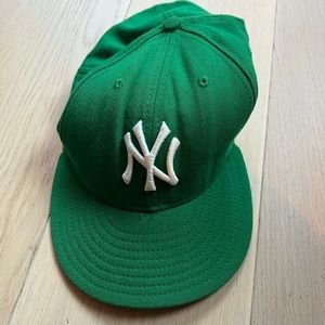 Green NY Yankees Baseball Hat